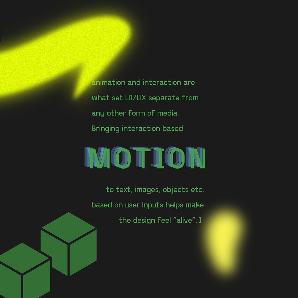 An image with text talking about the importance of animations in UI/UX